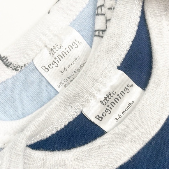 Little Beginnings baby boys bodysuits - Picture 3 of 3